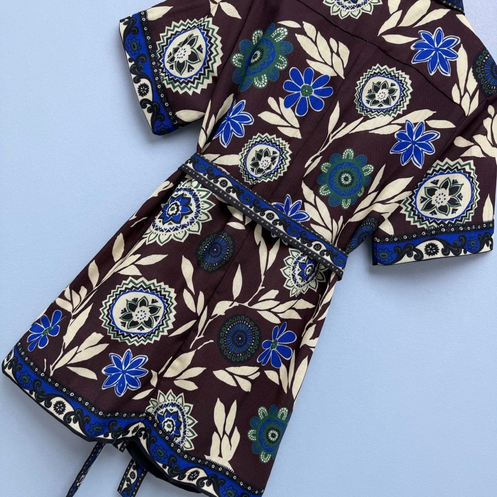 ALEMAIS Jasper Floral-Print Belted Mini Dress - Picture 8 of 8